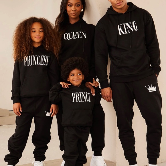 A Black Queen Oversized Sweatpants Jogger Custom Made by Passion of Essence - Picture 3 of 3